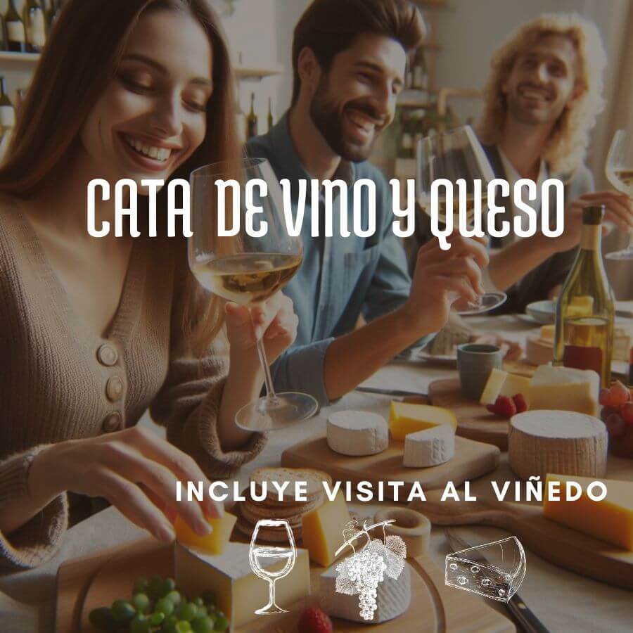 cata de vino y queso
