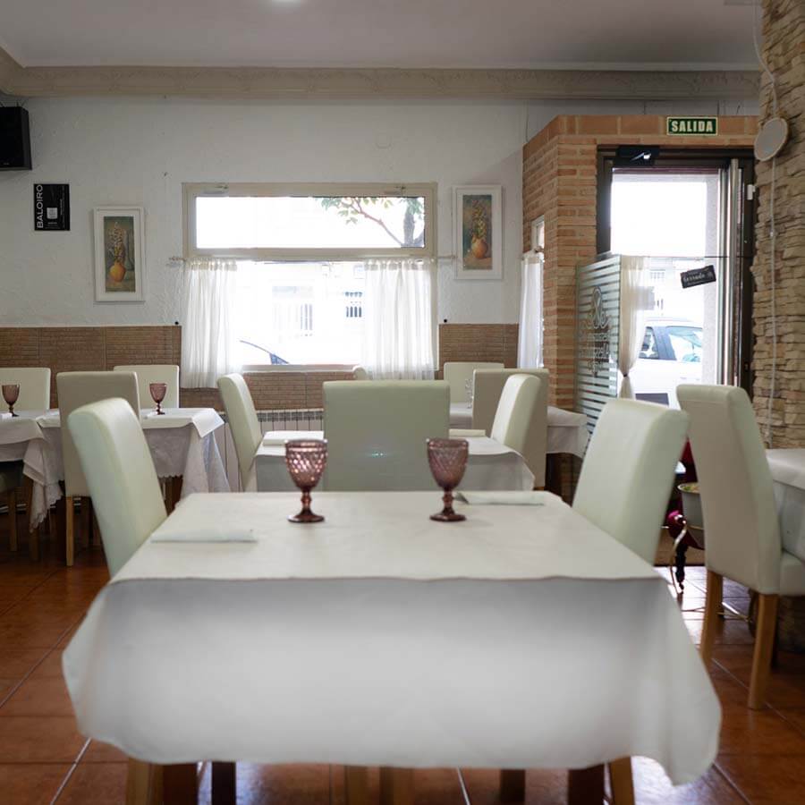 comedor del Restaurante De Alessandra menú degustación en Ponferrada