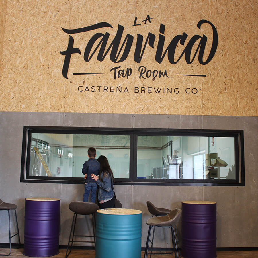 la fábrica de cerveza Castreña