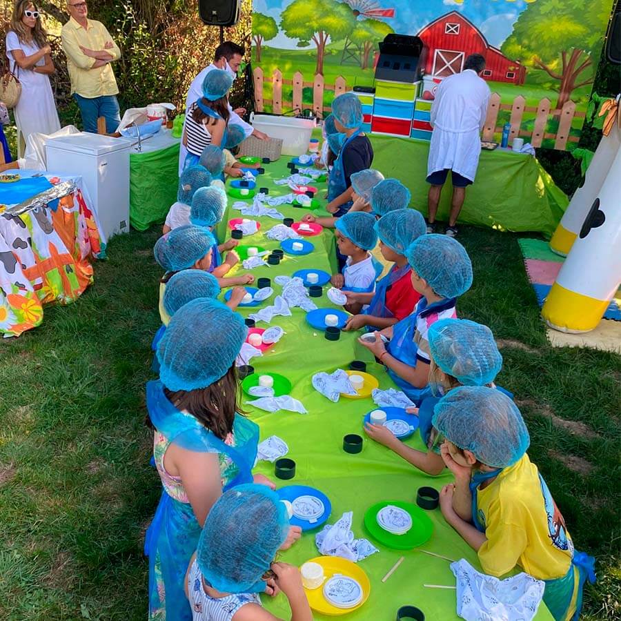 taller de queso para niños en El Bierzo