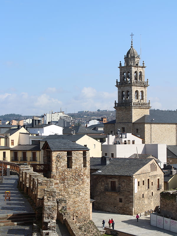 vistas de la basílica de la Encina de Ponferrada