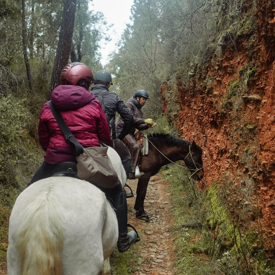 Rutas en caballo por Las Médulas
