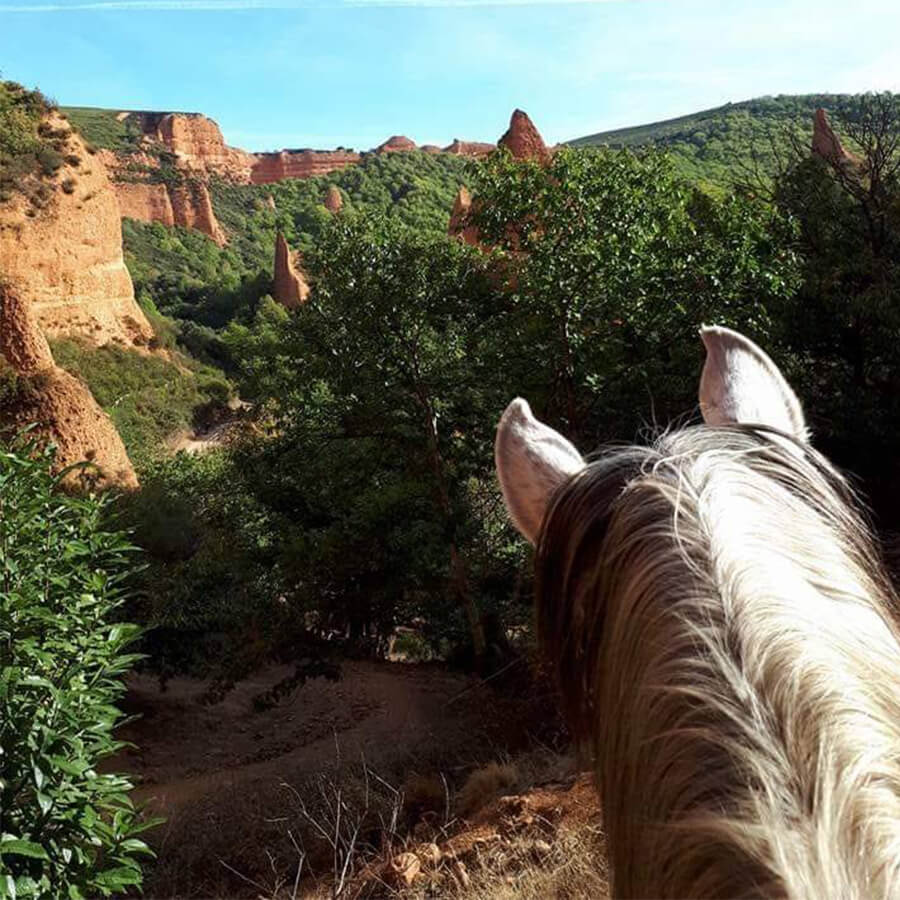 las medulas a caballo