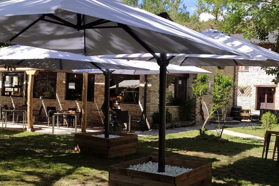 terraza camping Valle Do Seo