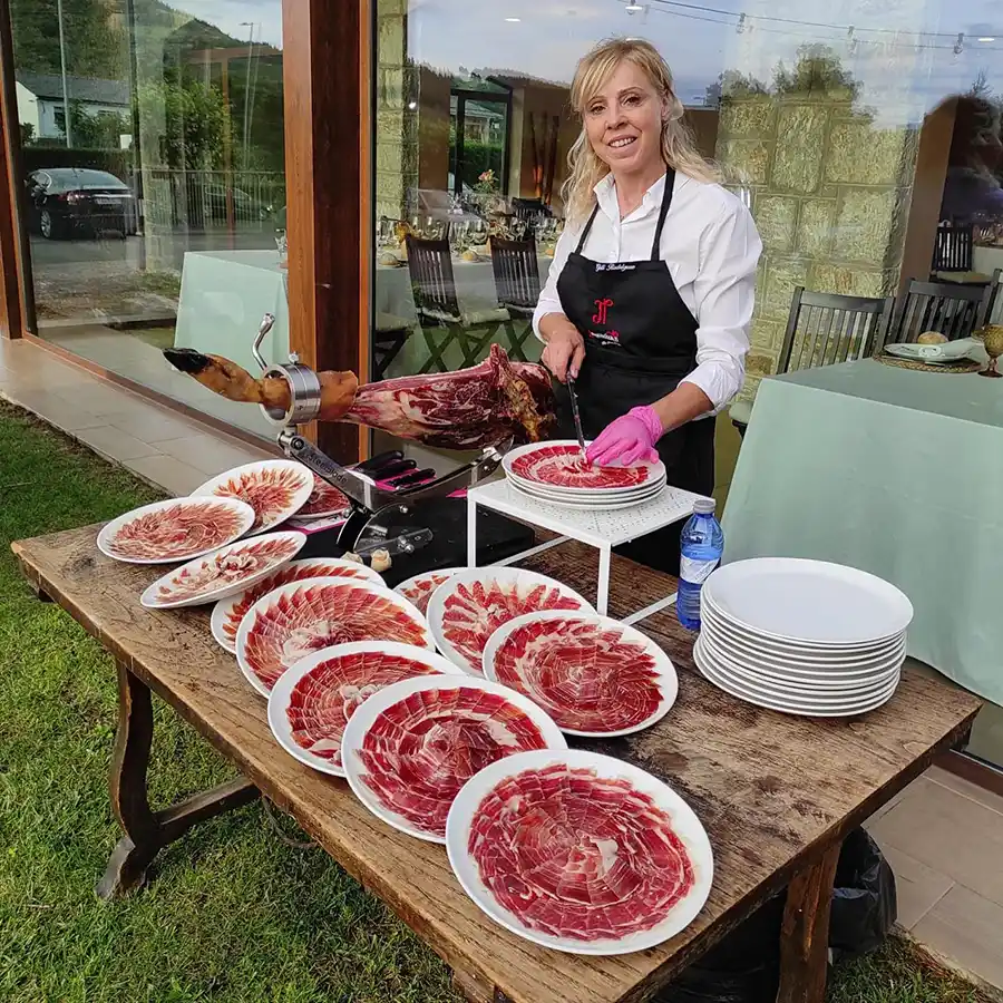 cortador de jamón a domicilio