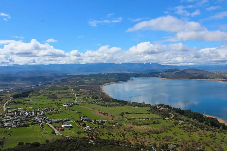 Vistas desde el Mirador Peña Congosto en El Bierzo