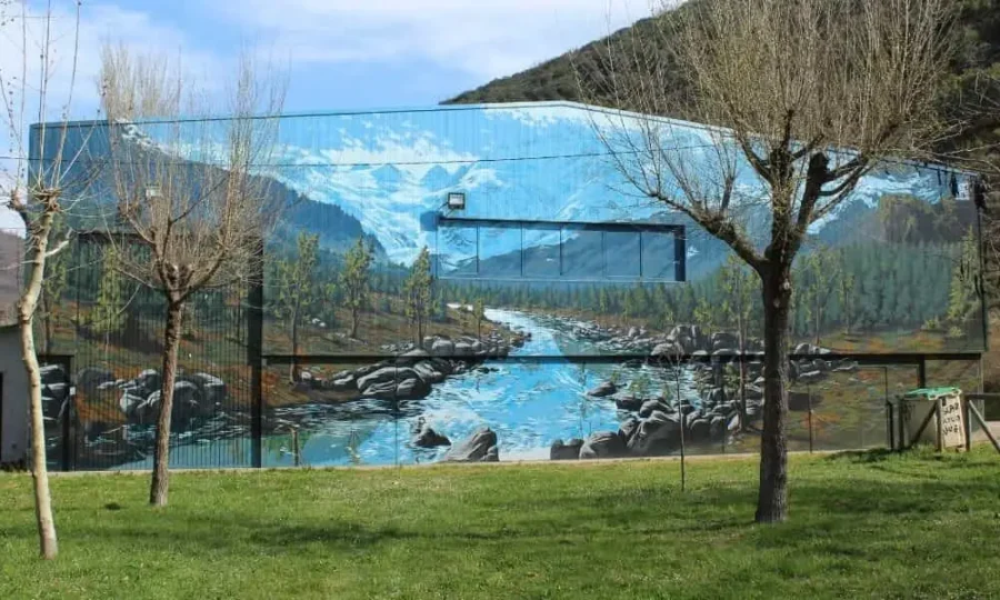 Mural en la ruta de los Molinos Folgoso