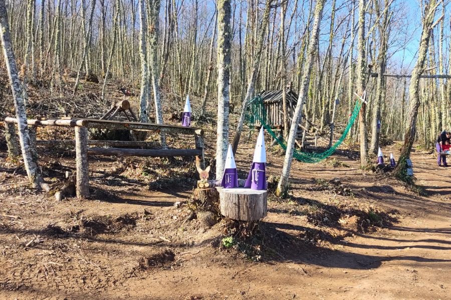 área de descanso en el Columpio de Rimor