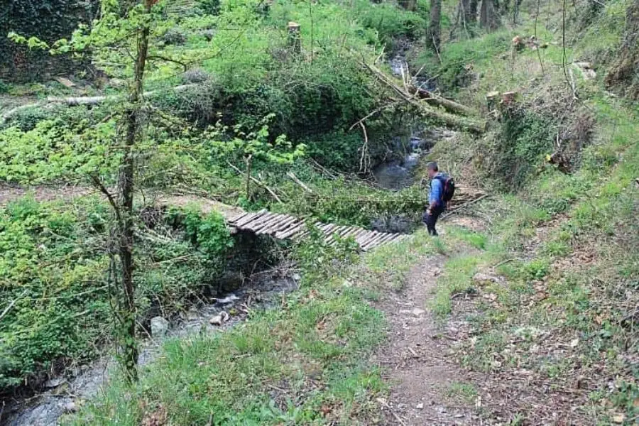 bajando a San Clemente desde el columpio de Valdecarrizo