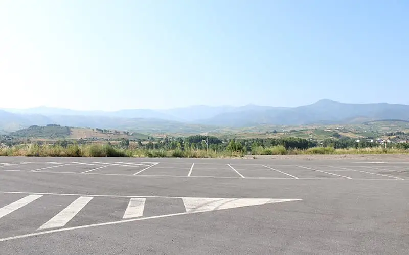 Zona de autocaravanas Las Peregrina en Ponferrada