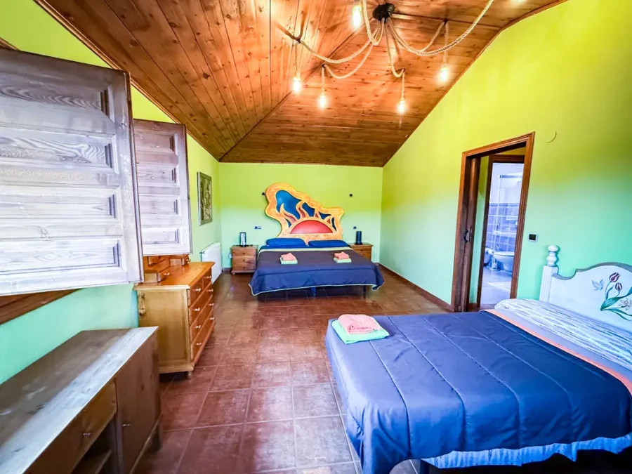 habitación doble casa rural del monte