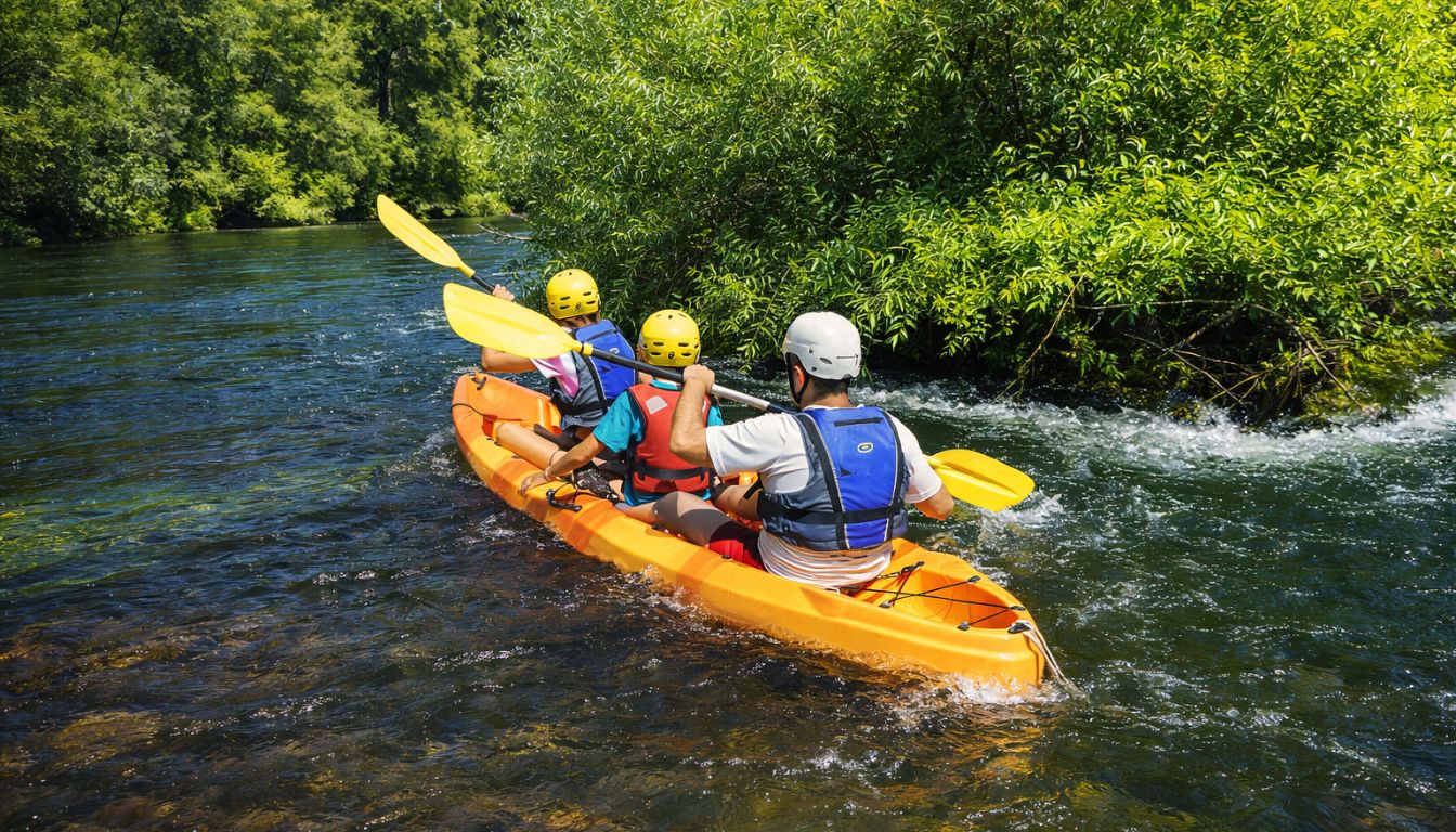 descenso del Sil de 3 personas