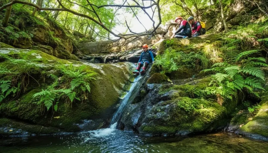 descenso de cañones en El Bierzo