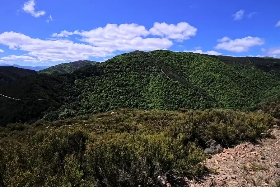 vistas en la ruta al columpio de Dragonte