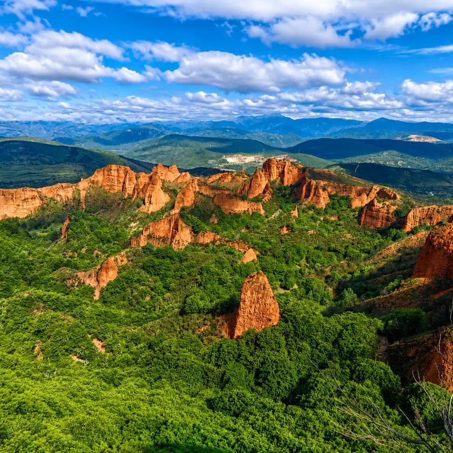 Paisaje de Las Médulas declarado Patrimonio de la Humanidad
