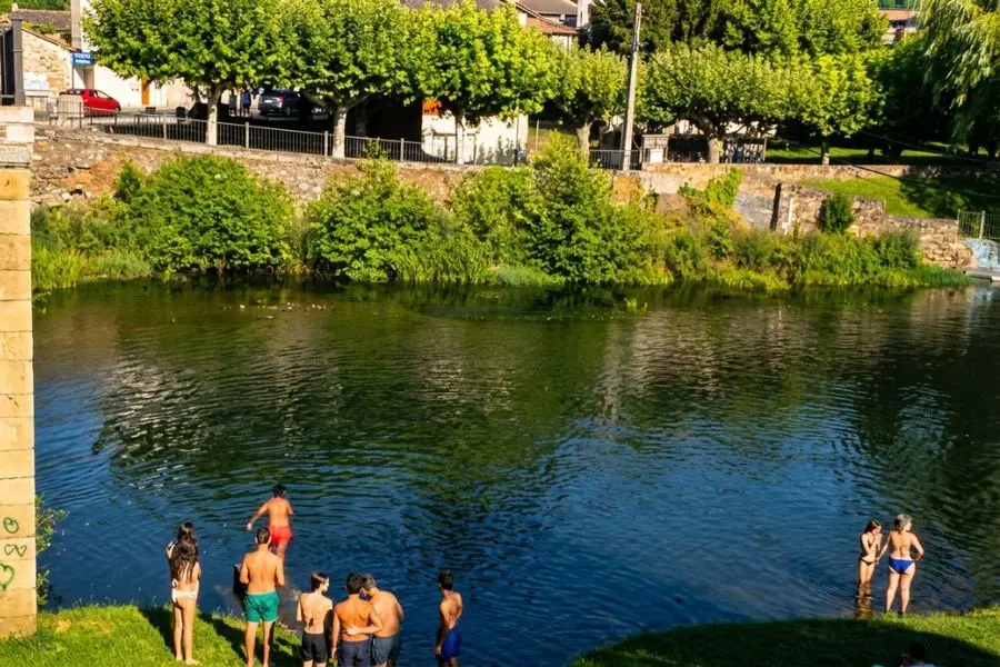 Playa fluvial de Cacabelos